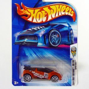 Hot Wheels Super Gnat #088 First Editions 88/100 Orange Die-Cast Car 2004